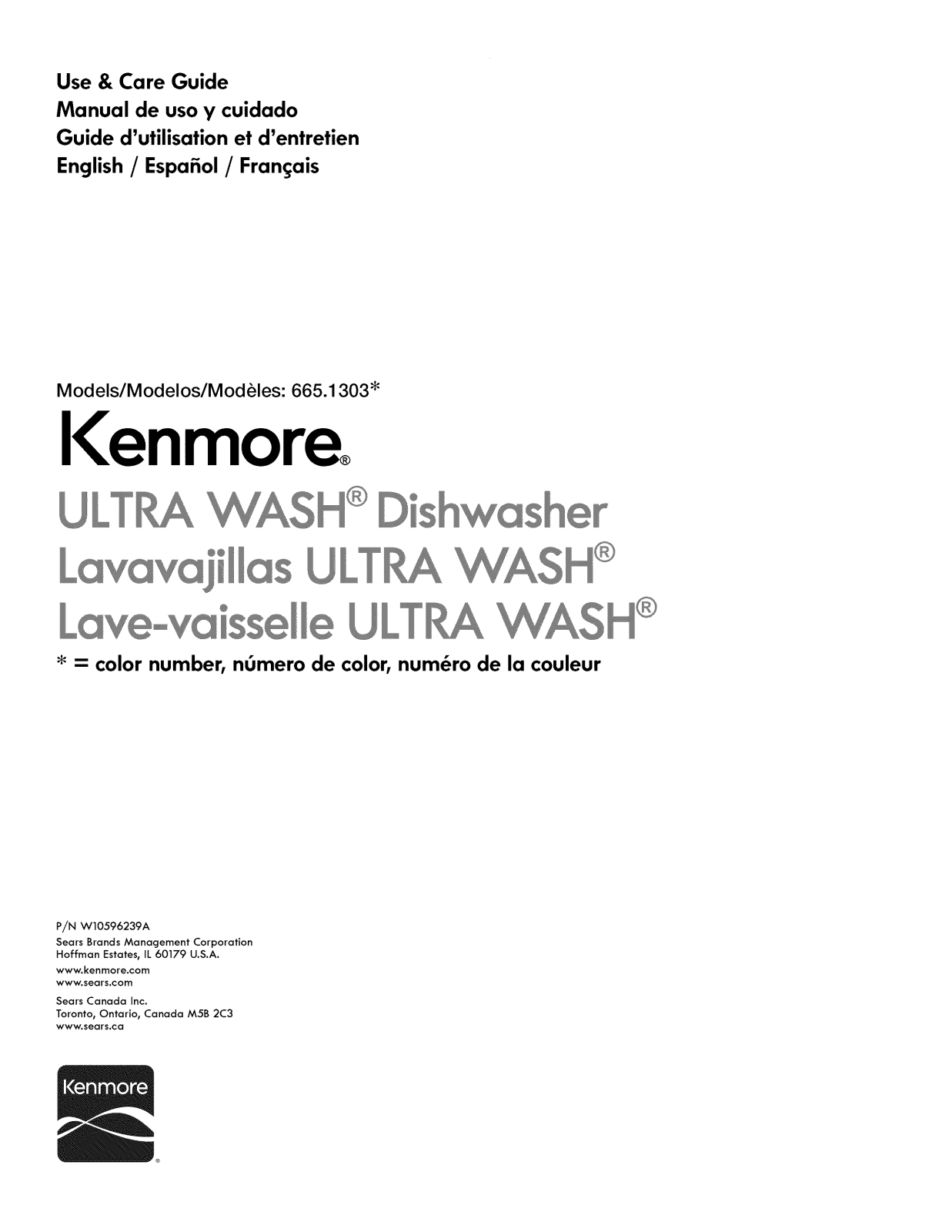 Kenmore 66513039K115, 66513033K116, 66513033K115, 66513032K115, 66513039K116 Owner’s Manual