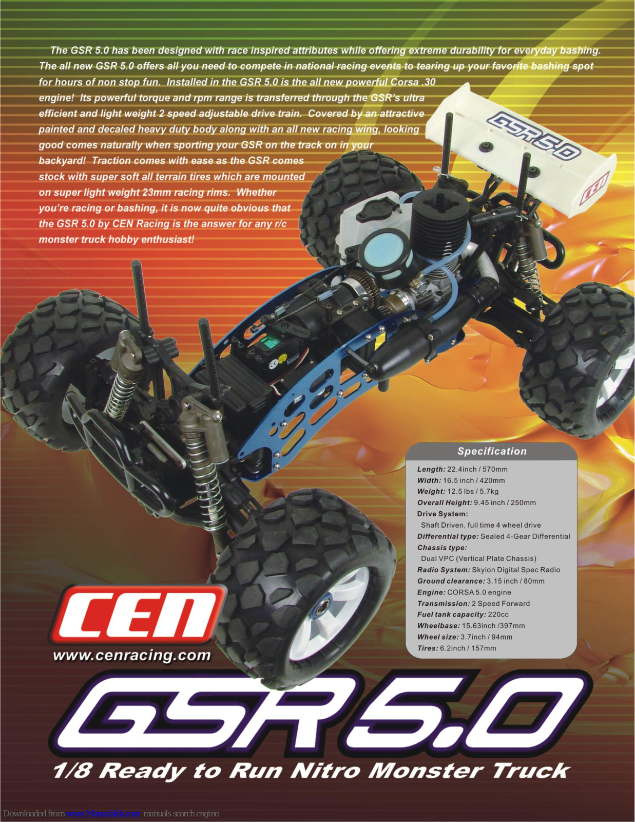 Cen GSR 5.0 User Manual