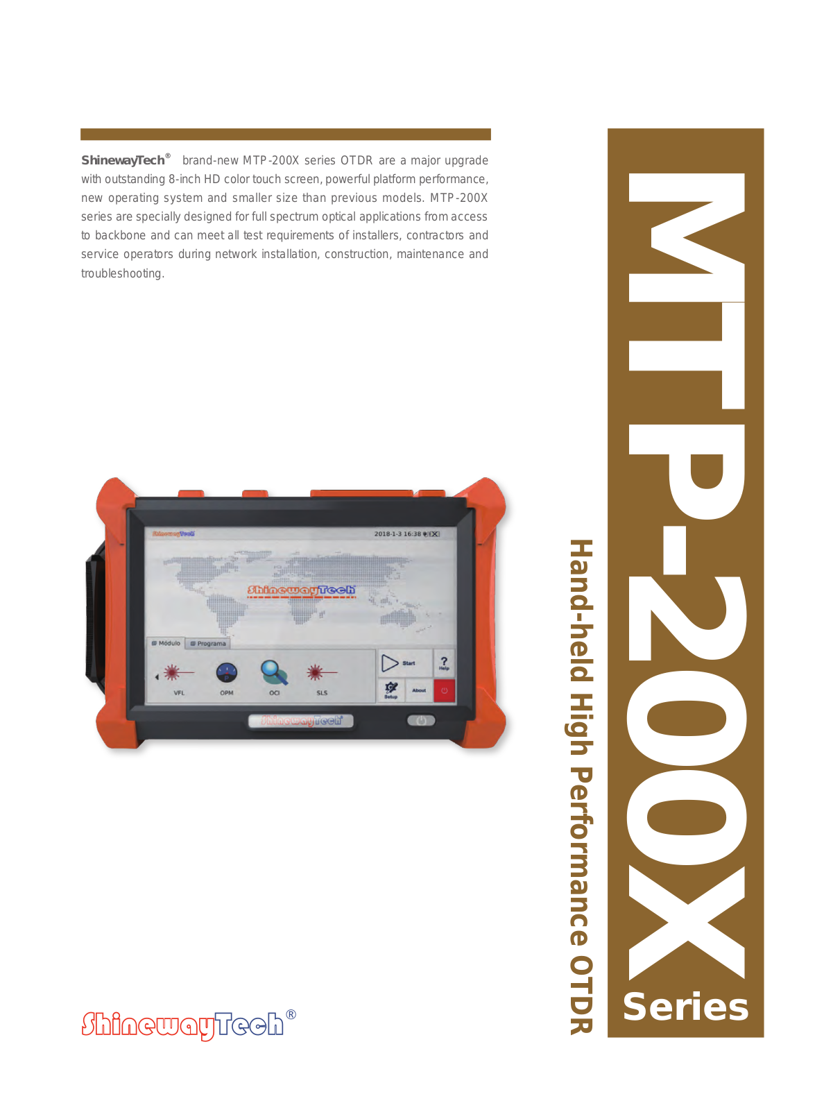 ShinewayTech MTP-200X Users guide