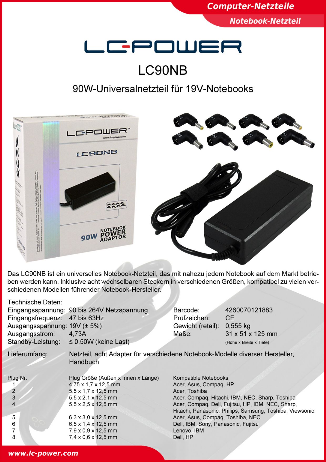 LC-Power LC90NB User Manual