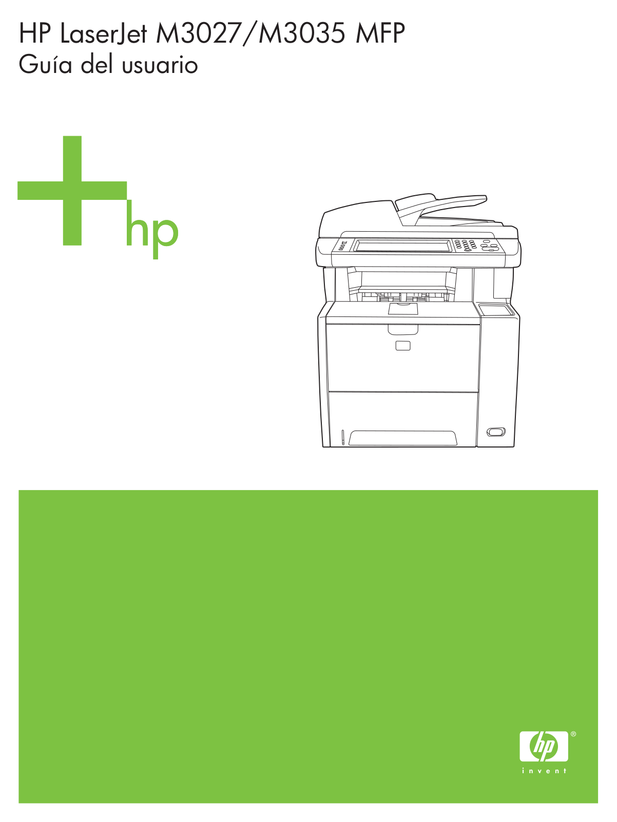 Hp LASERJET M3027 MFP, LASERJET M3035 MFP User Manual