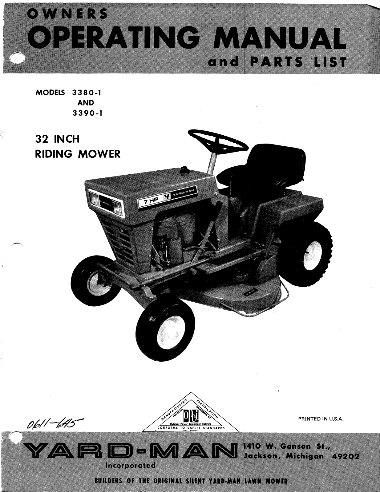 montgomery ward ZYJ1391A owners Manual