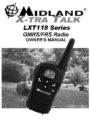 Midland Radio LXT118VP, LXT118 User Manual