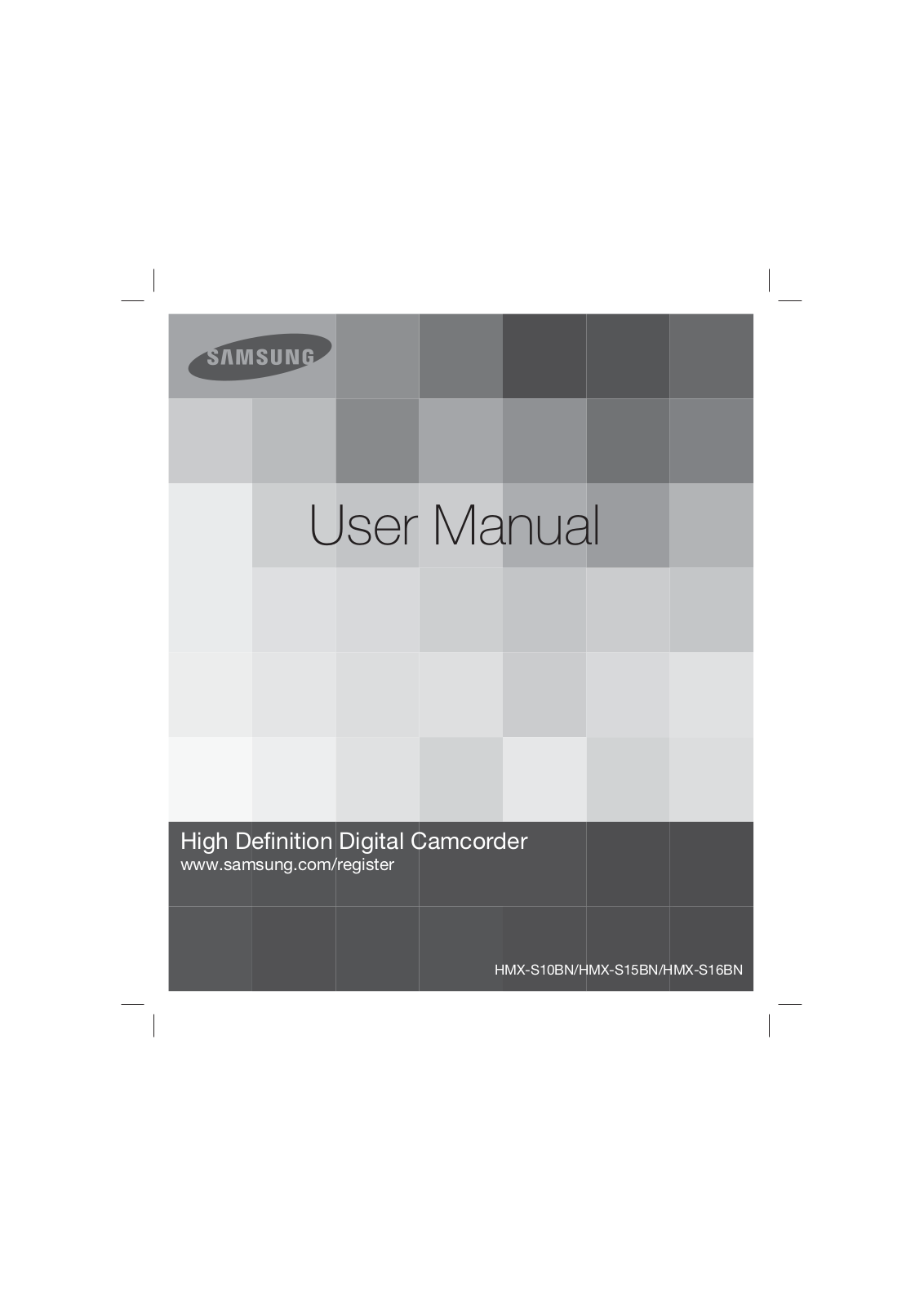 Samsung HMX-S10BN, HMX-S15BN, HMX-S16BN User Manual