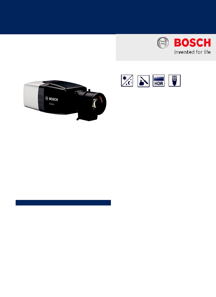 Bosch NBN-63023-B, NBN-63013-B Specsheet