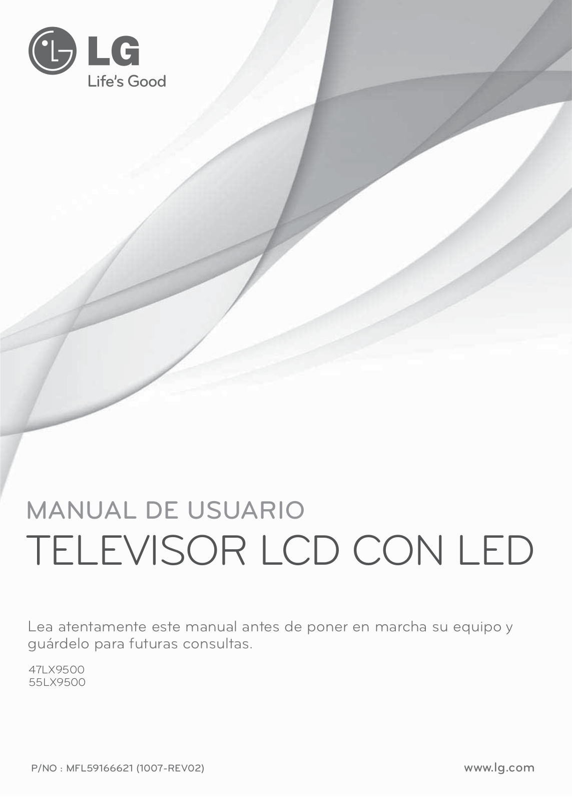 LG 47LX9500 user manuals