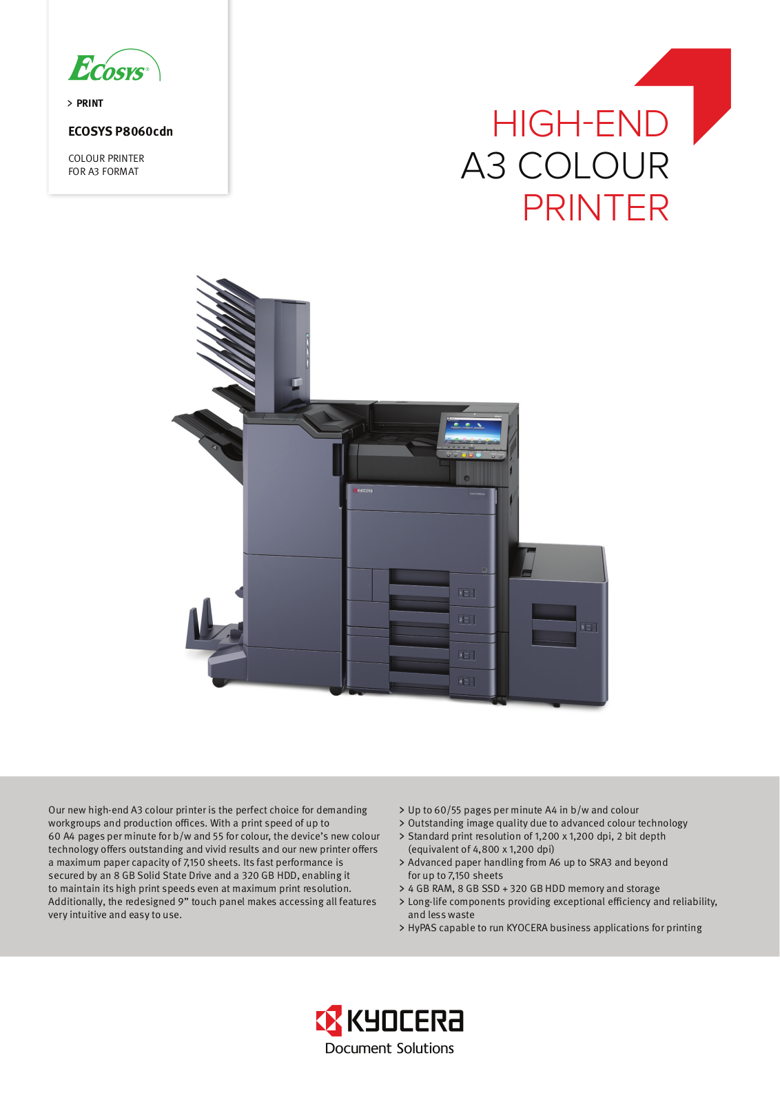 Kyocera 1102RR3NL0 Product Data Sheet