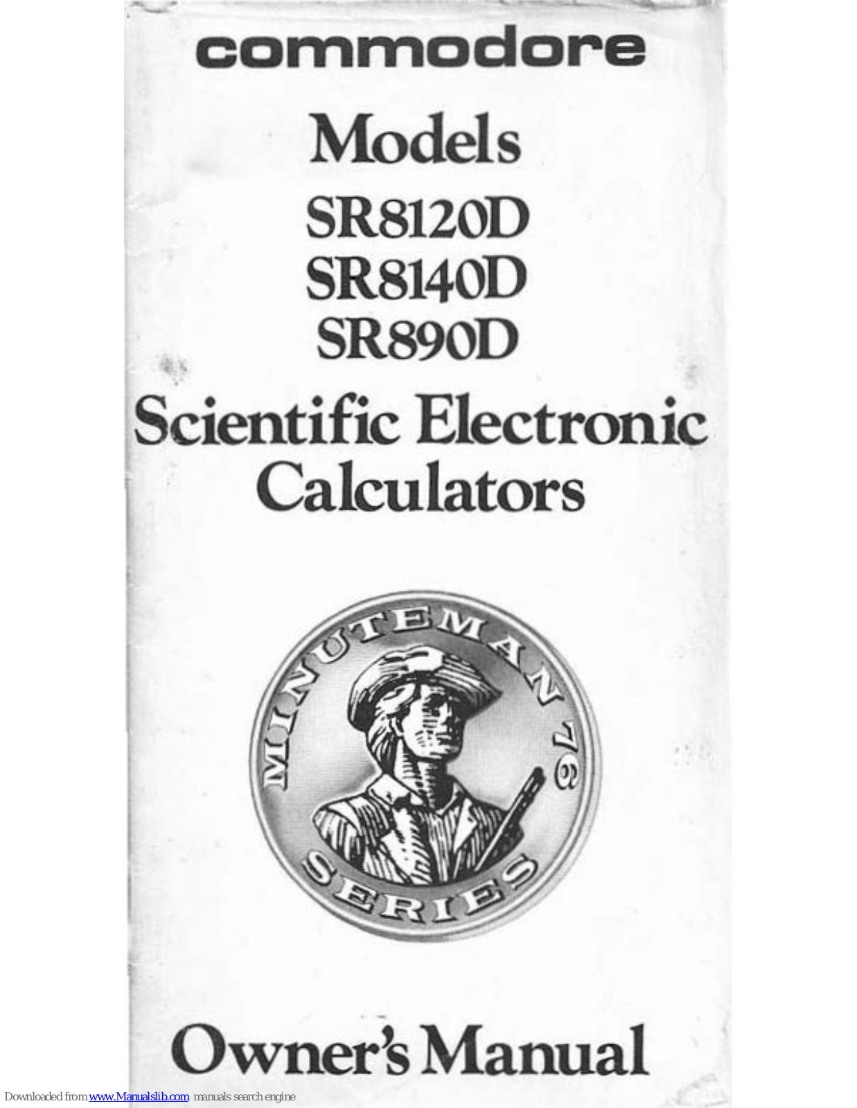 Commodore SR8120D, SR8140D, SR890D Owner's Manual - ManualMachine.com