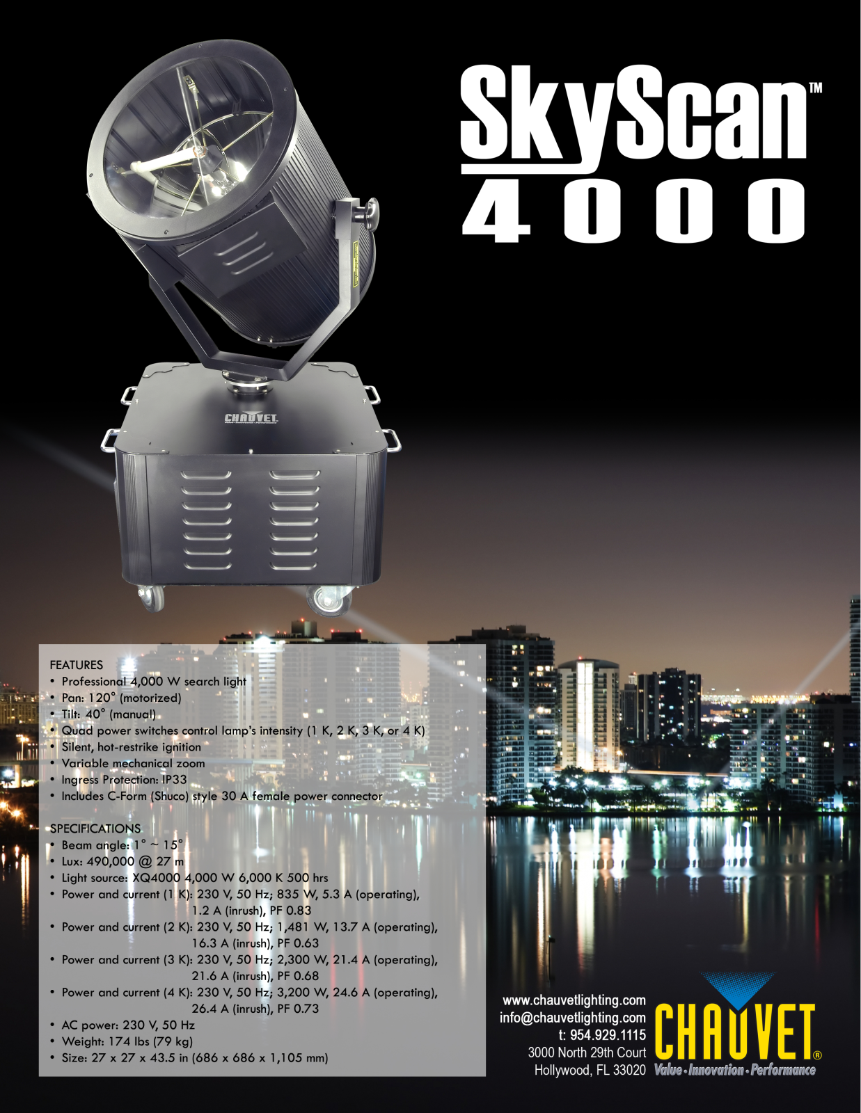 Chauvet 4000 User Manual