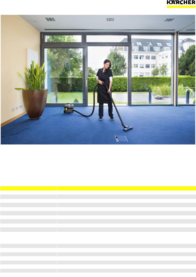 Karcher T 7/1 Classic Datasheet