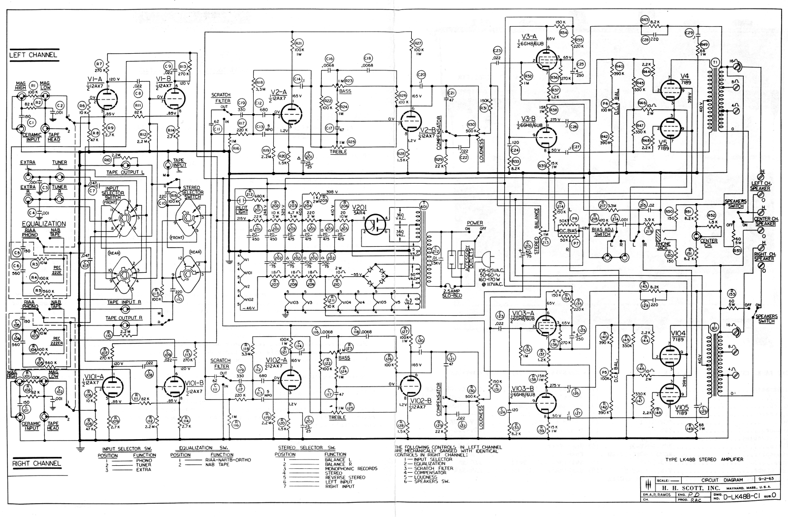 HH Scott lk48b c1 schematic