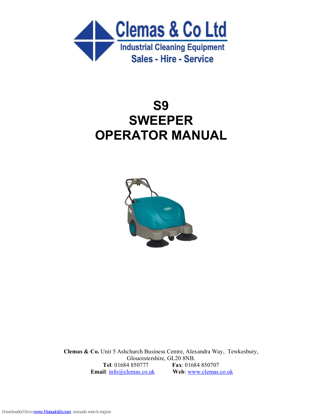 Clemas & Co S9 Operator's Manual