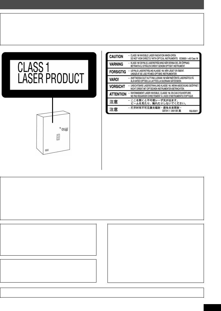 Panasonic SC-AK270 User Manual