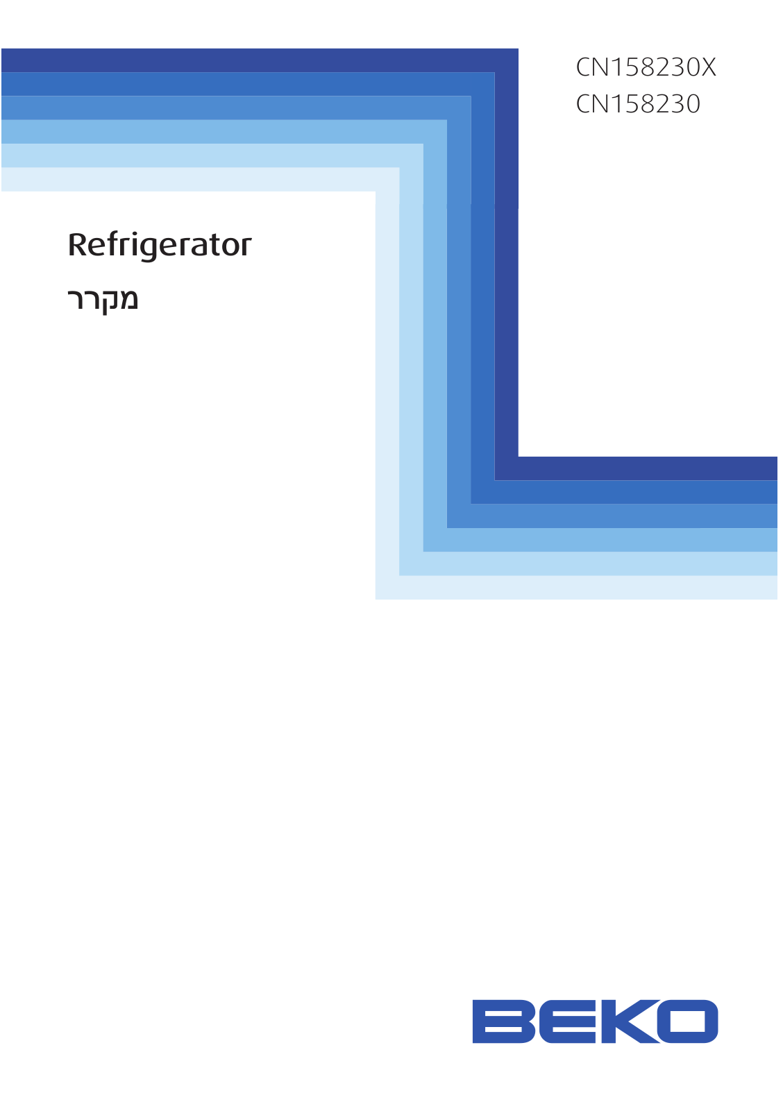 Beko CN158230X, CN158230 User manual