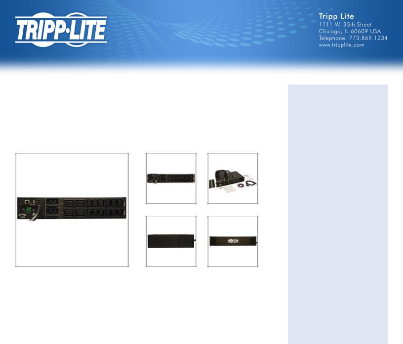 Tripp Lite PDUMNH30HV User Manual