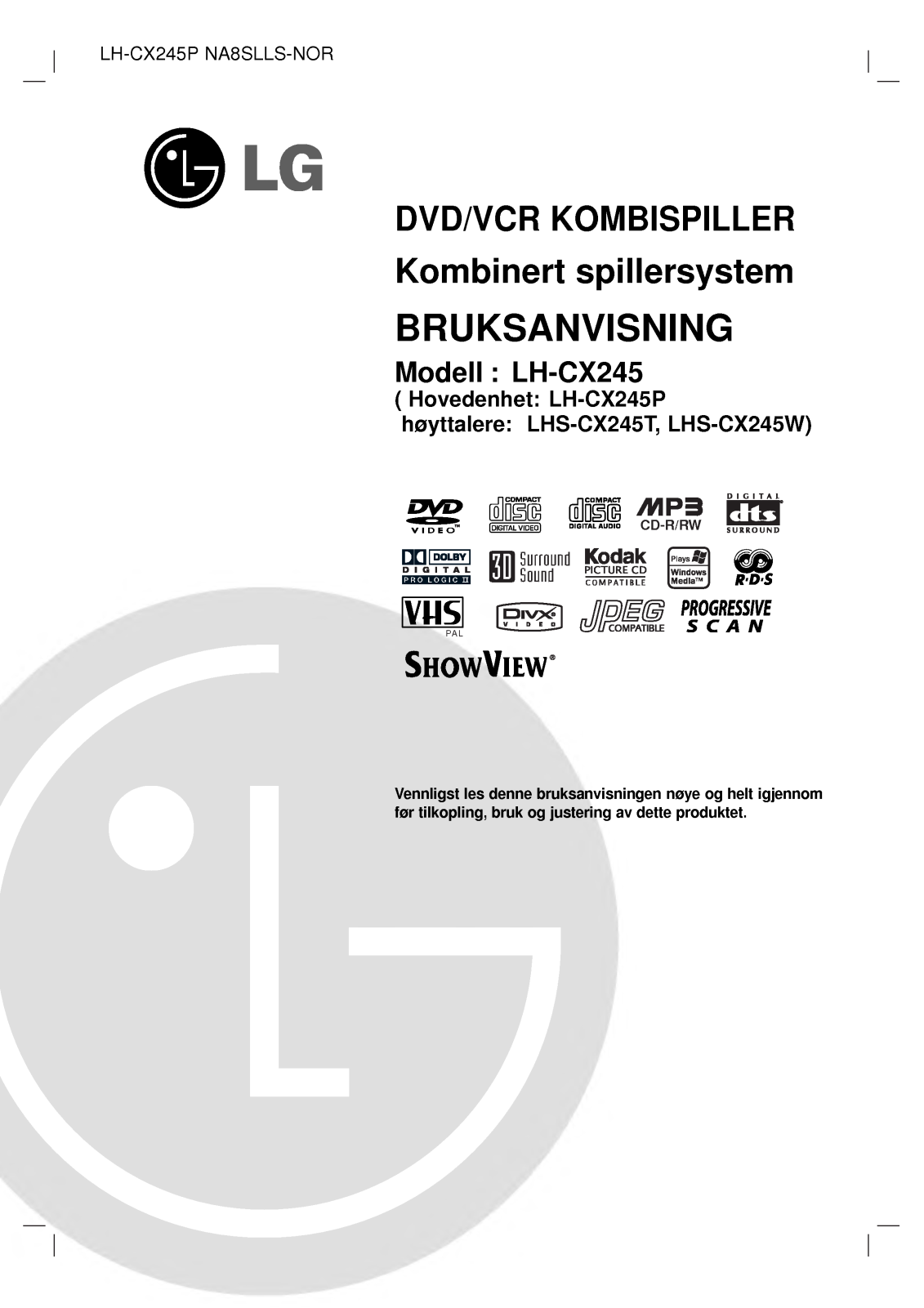 Lg LH-CX245 User Manual