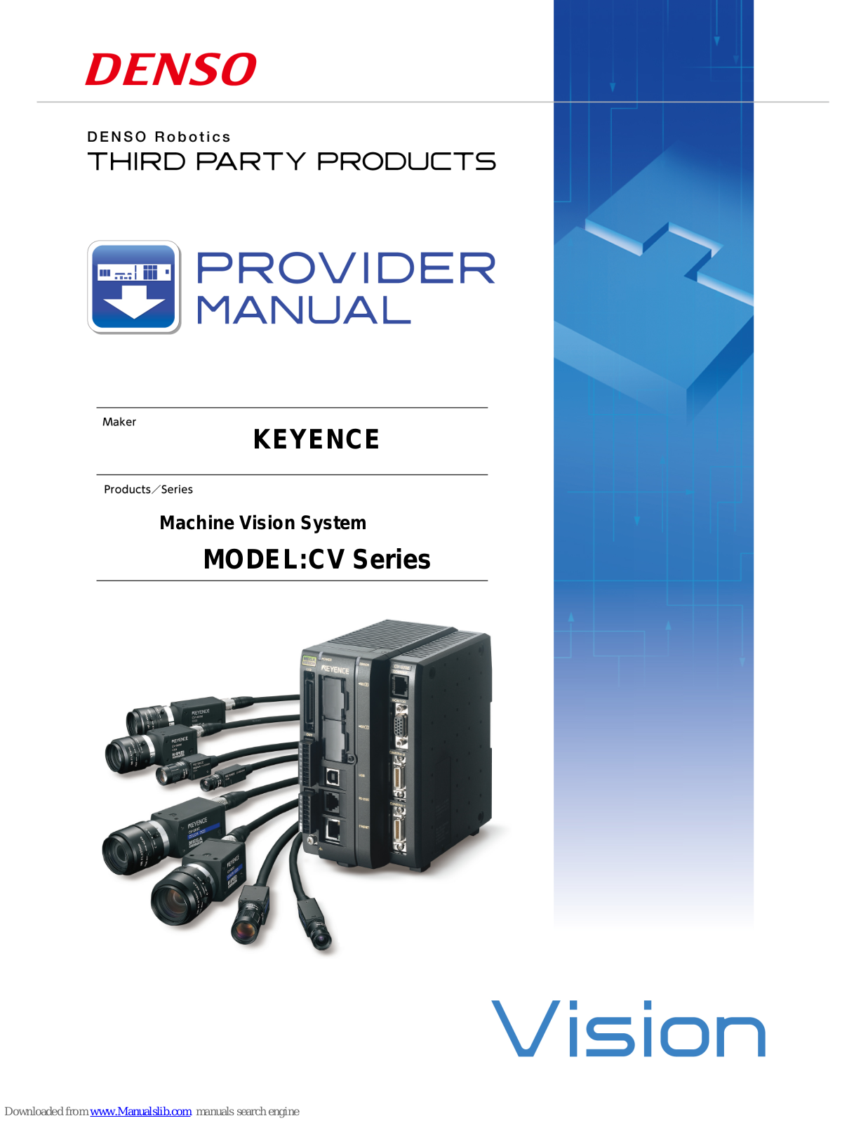 Keyence CV-3000 Series, CV-5000 Series Provider Technical Maunal