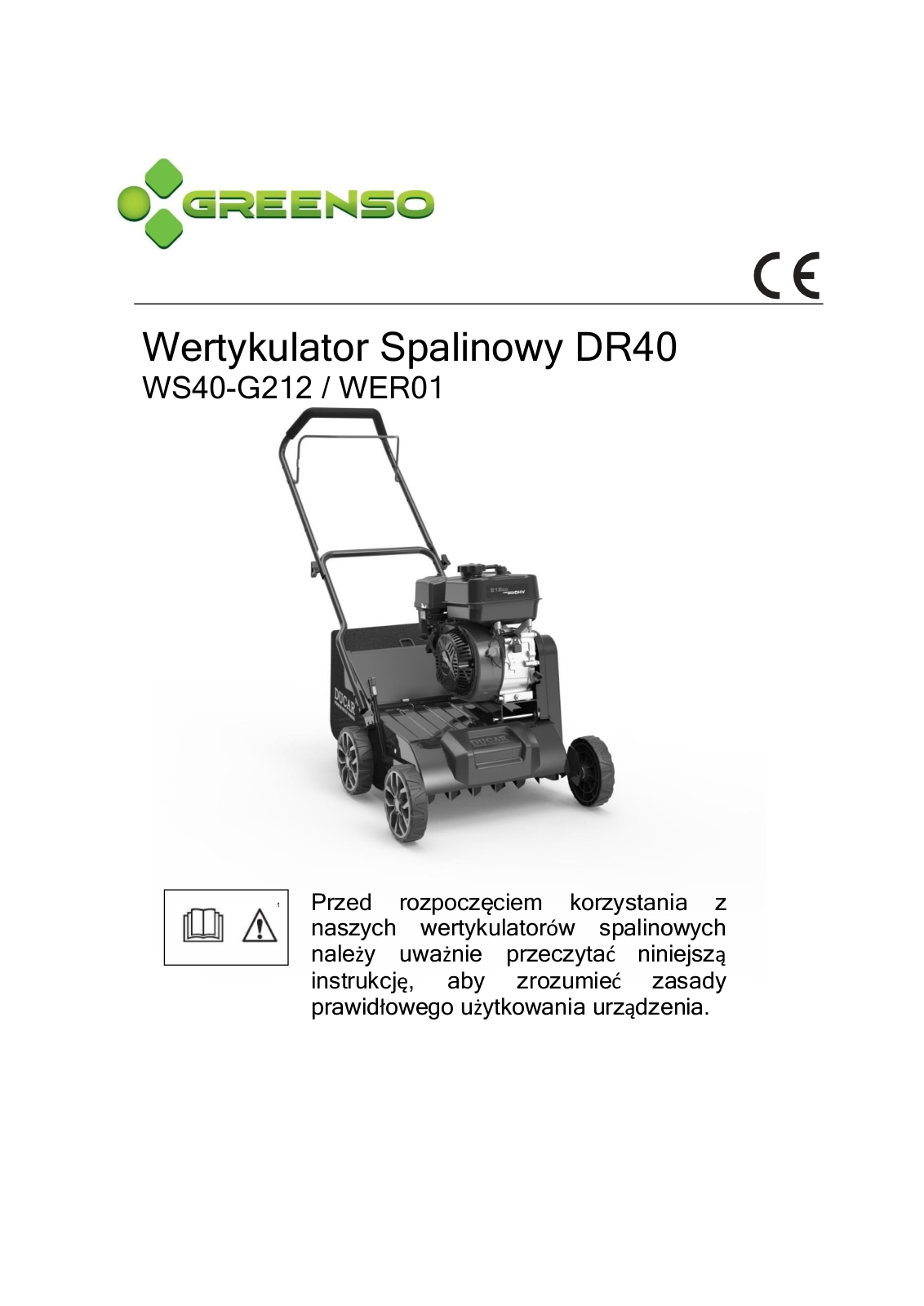 GREENSO WER01, WS40-G212 User guide - ManualMachine.com
