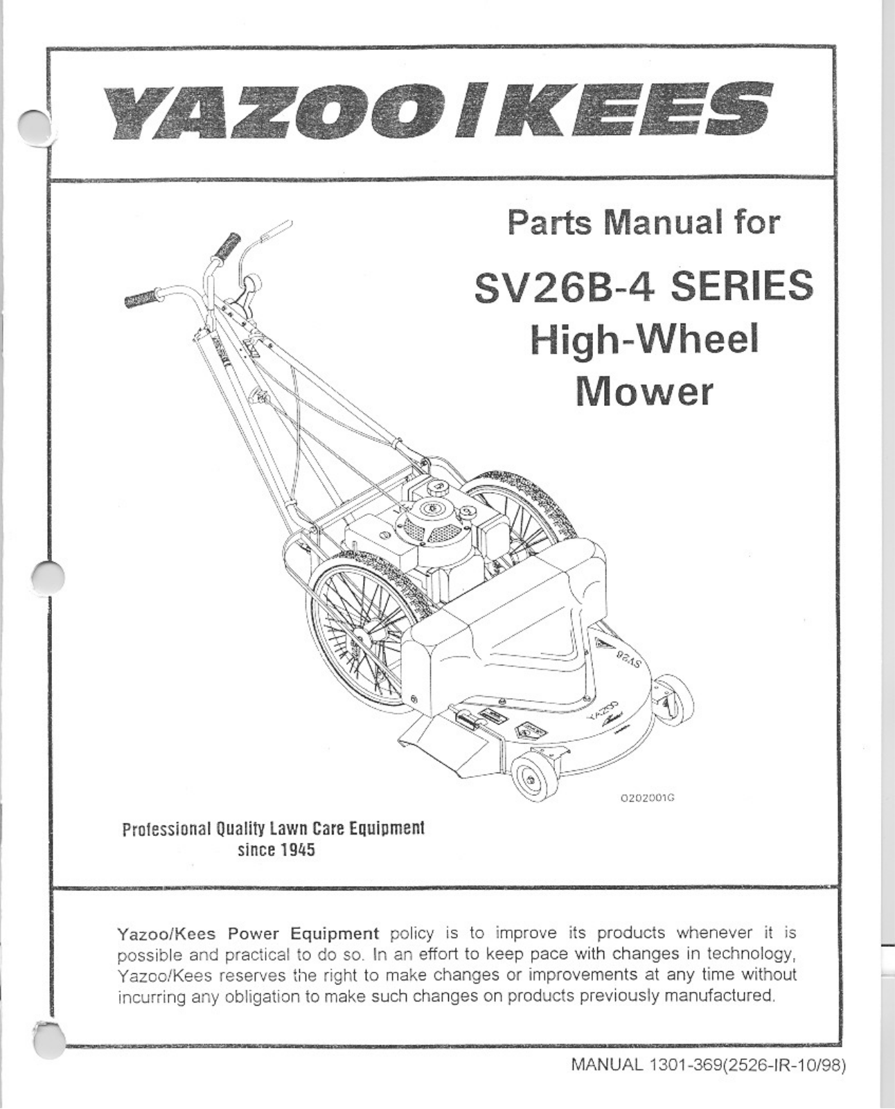 Yazoo/Kees VGN - N100 User Manual