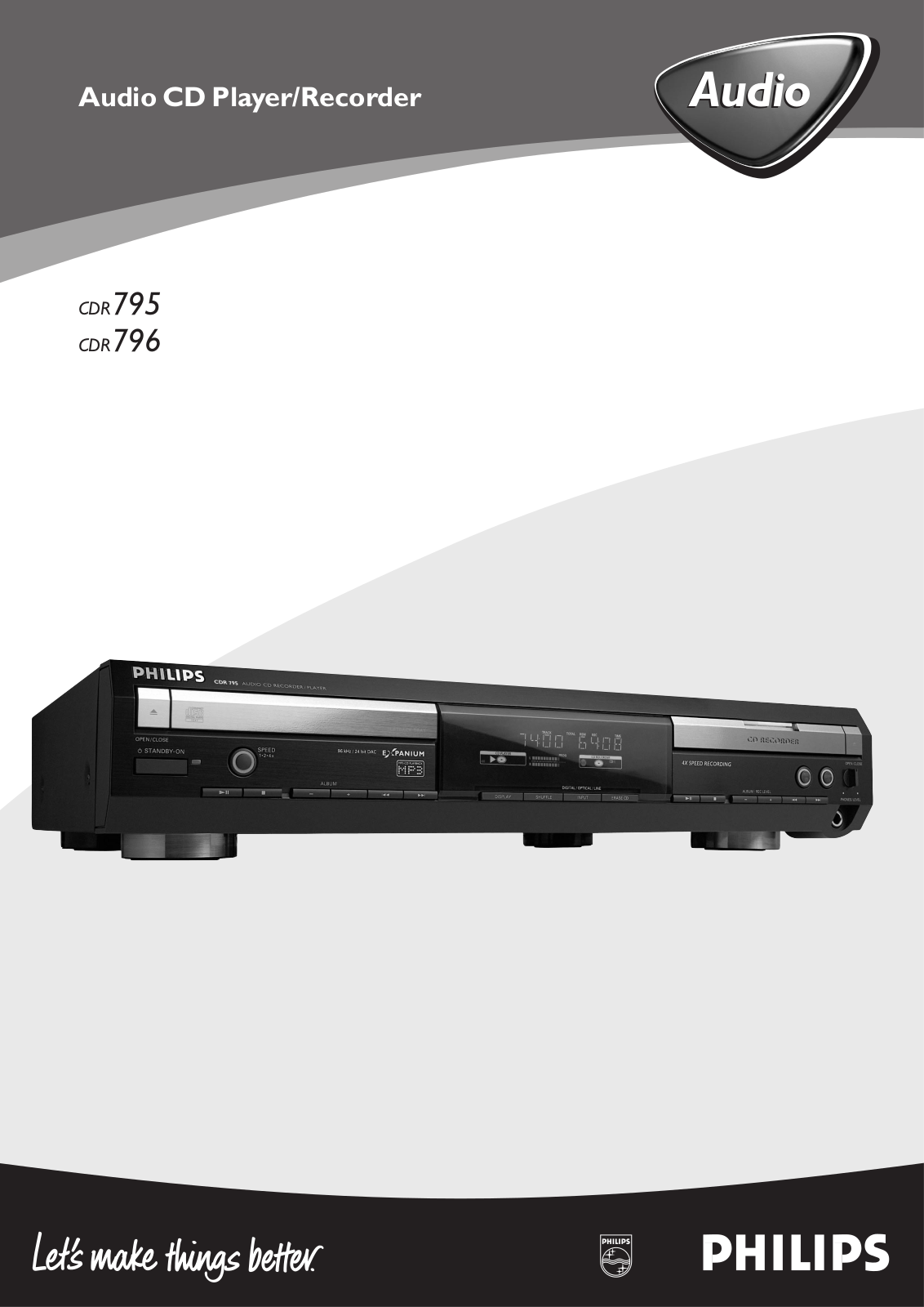 Philips CDR795 User Manual