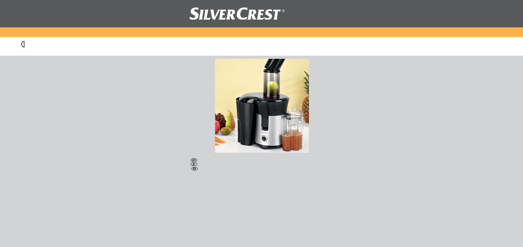 Silvercrest SFE450A1-05-10-V2 User Manual