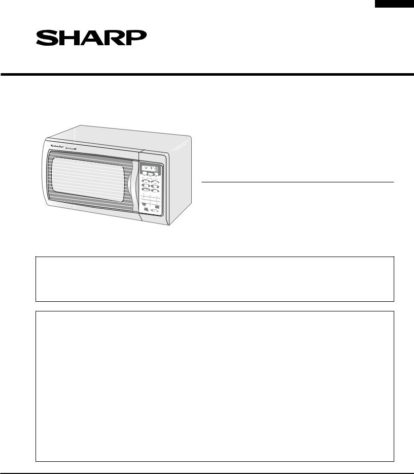 SHARP R-209FK, R-209FW Service Manual