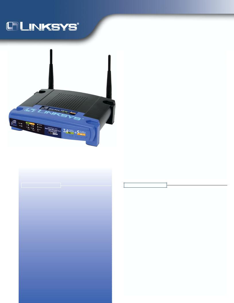 Linksys WAP55AG User Manual