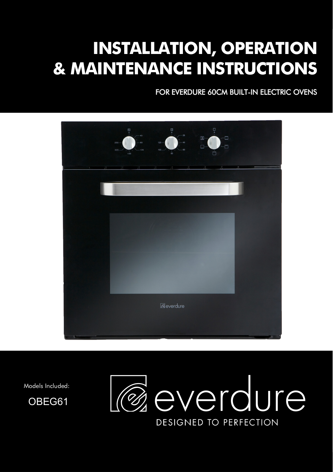 Everdure OBEG61 Instruction Manual