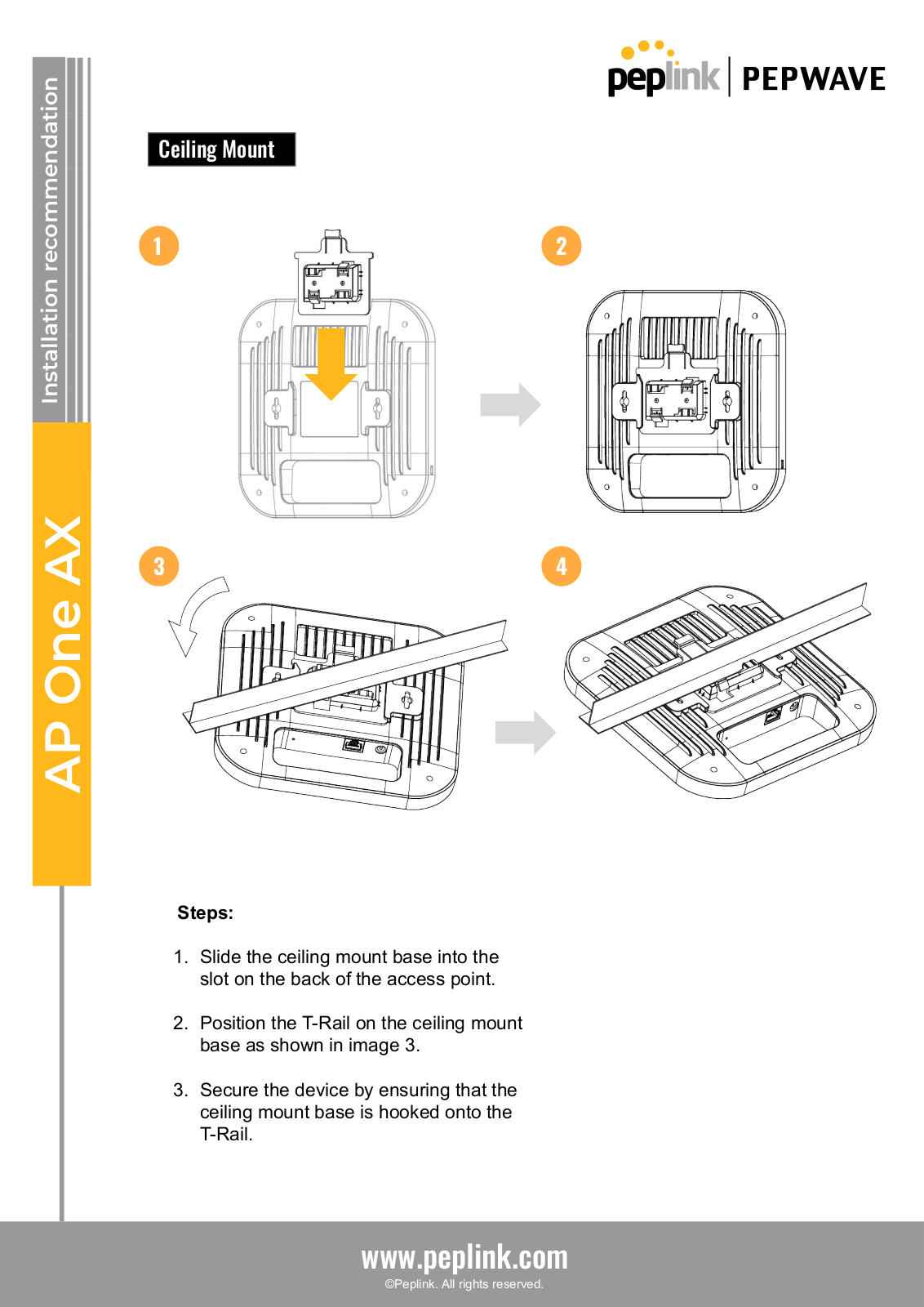 Peplink AP One AX Installation Guide - ManualMachine.com