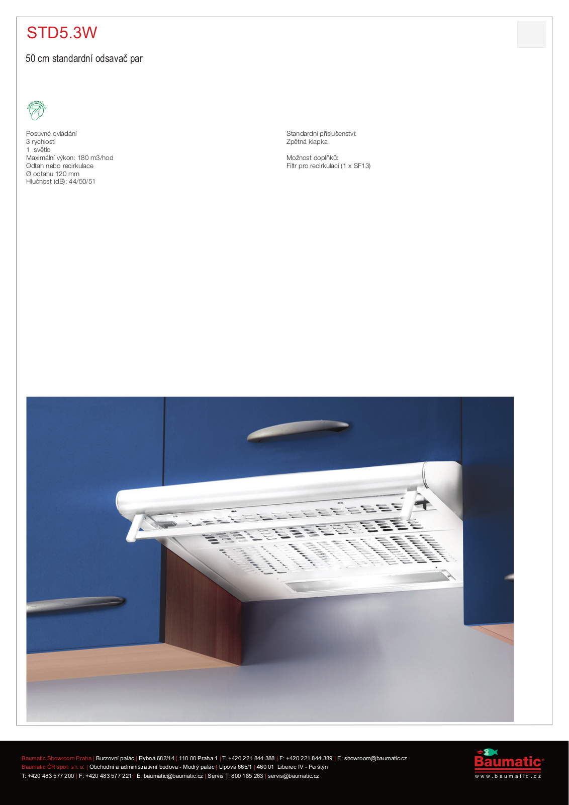 Baumatic STD5.3W-EU User Manual