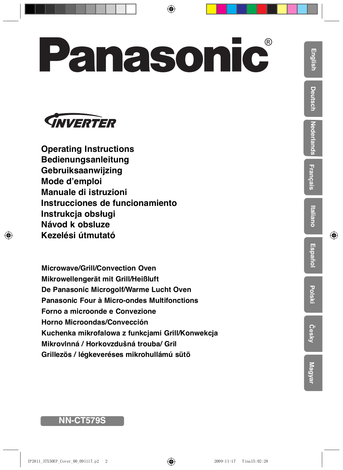 PANASONIC NNCT579SEPG User Manual