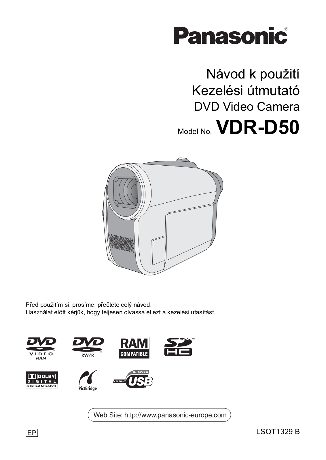 Panasonic VDR-D50EP-S User Manual