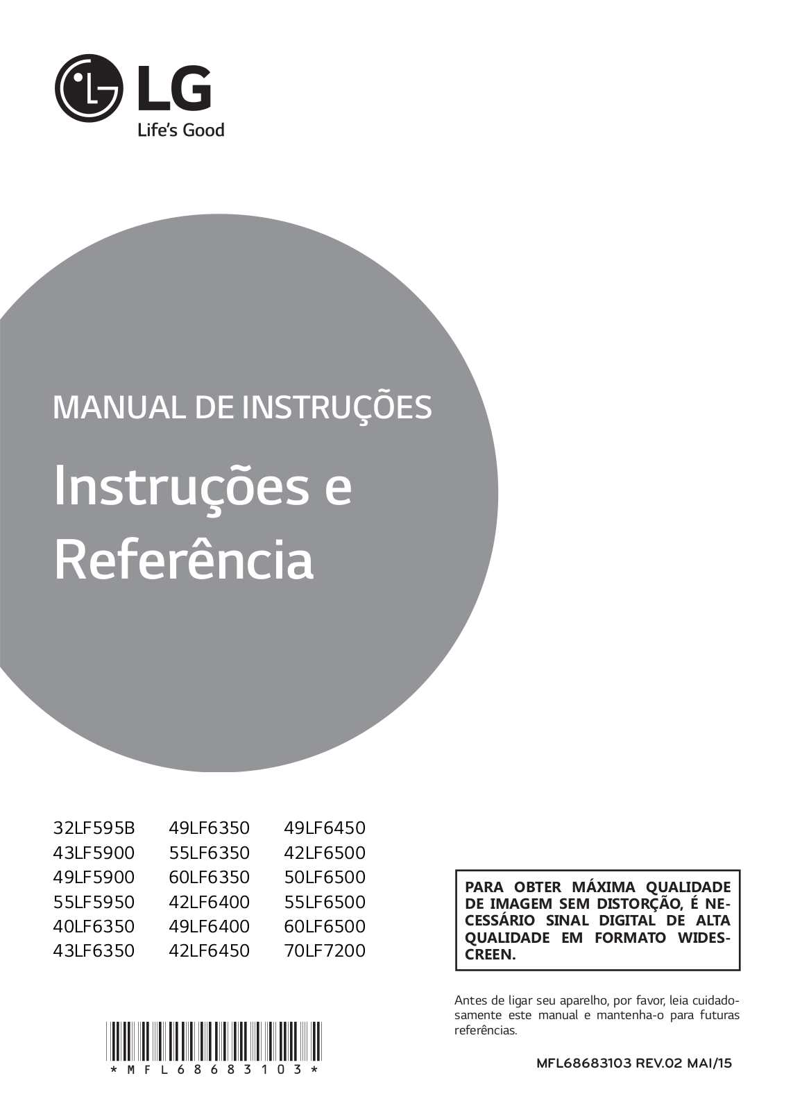 LG 32LF595B User manual