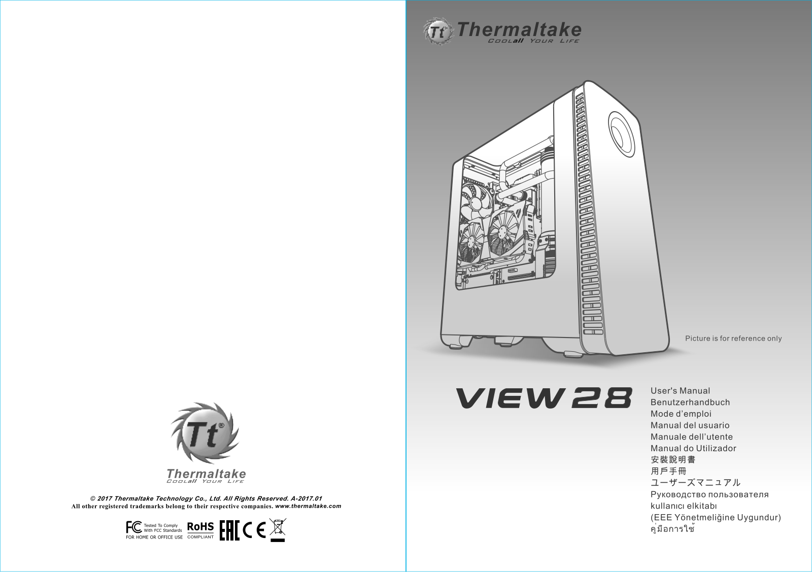 Thermaltake CA-1H2-00M1WN-01 User Manual