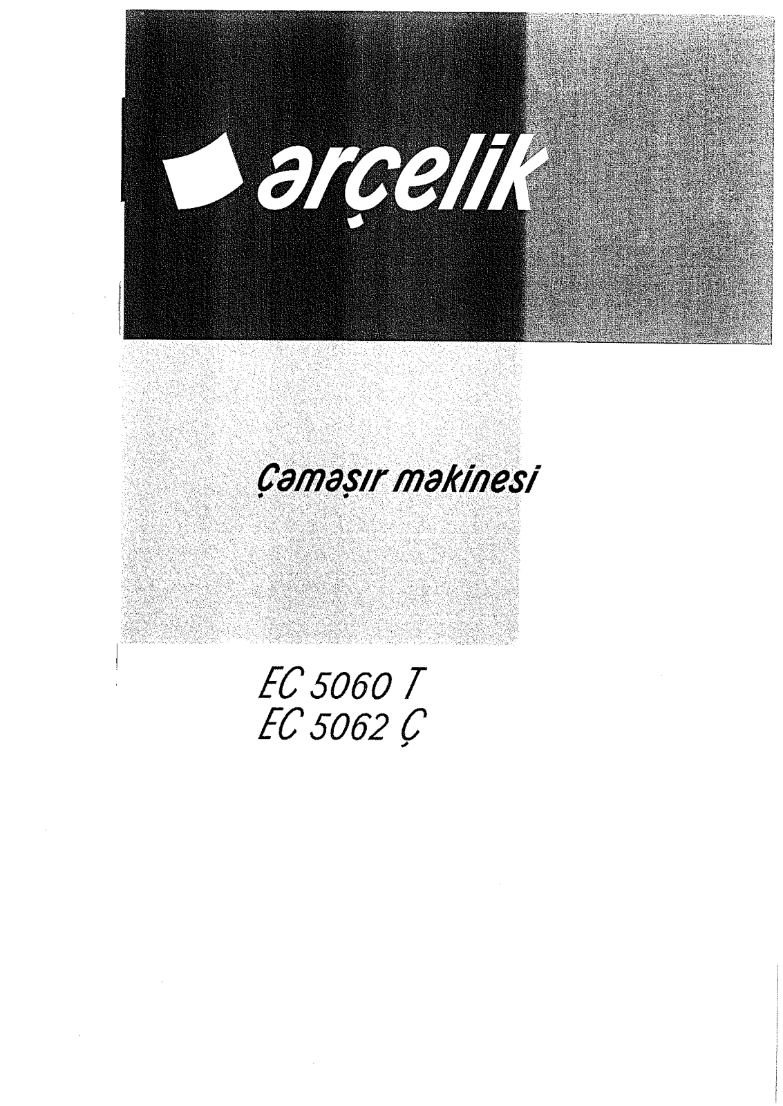 Arçelik EC 5060 T, EC 5062 Ç User manual