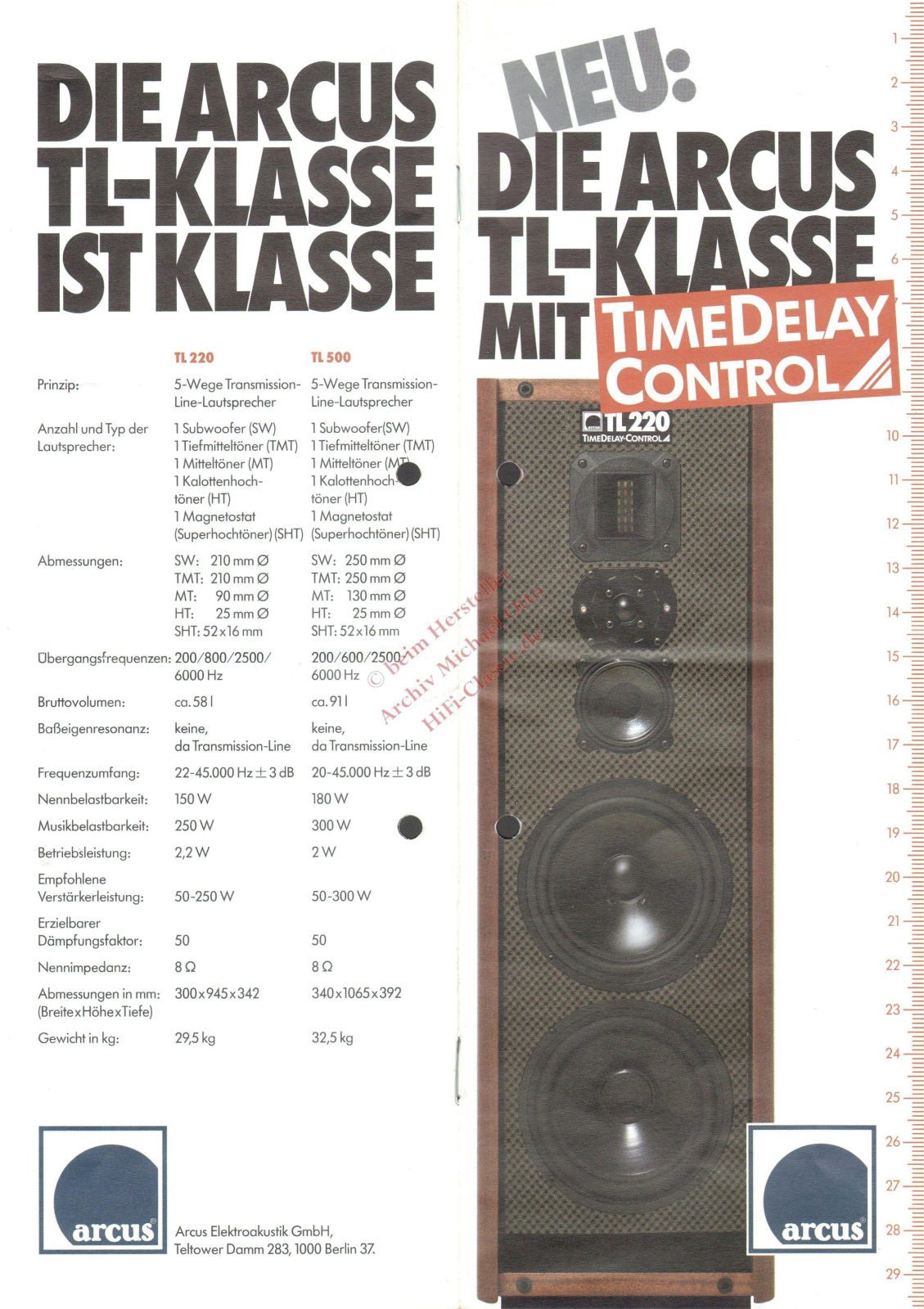 Arcus TL-500 Prospekt - ManualMachine.com