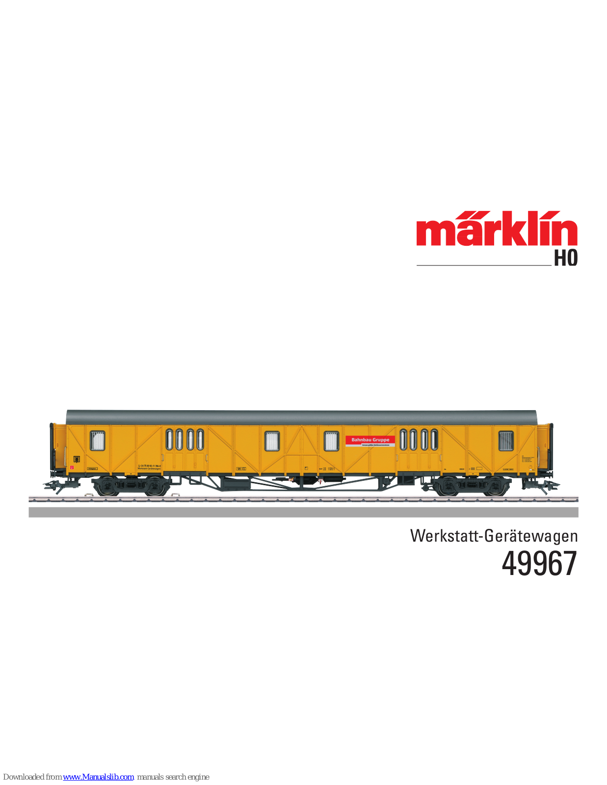 marklin 49967 User Manual - ManualMachine.com