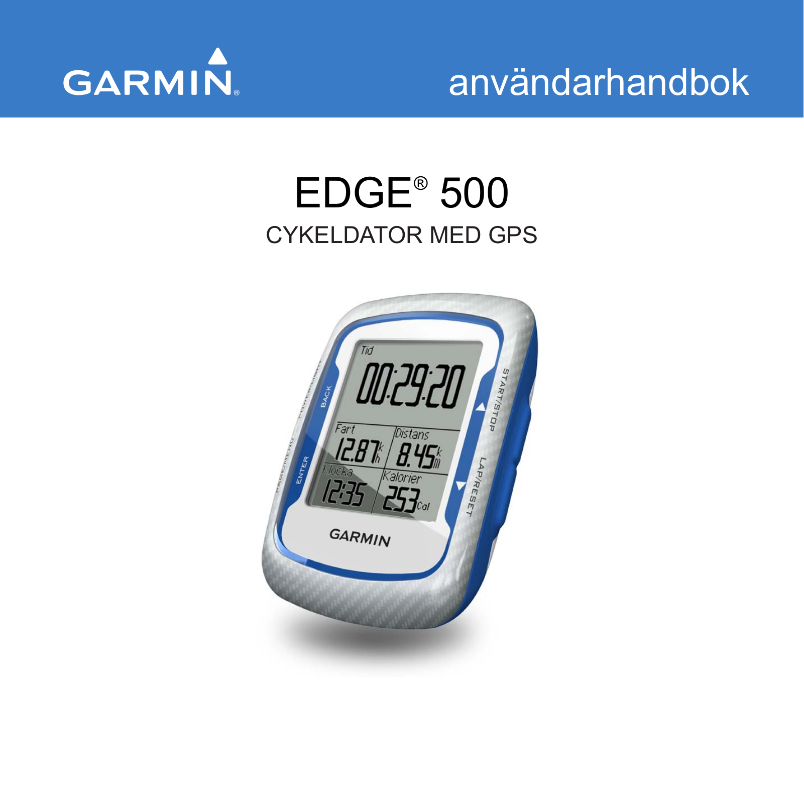 Garmin Edge 500 User manual