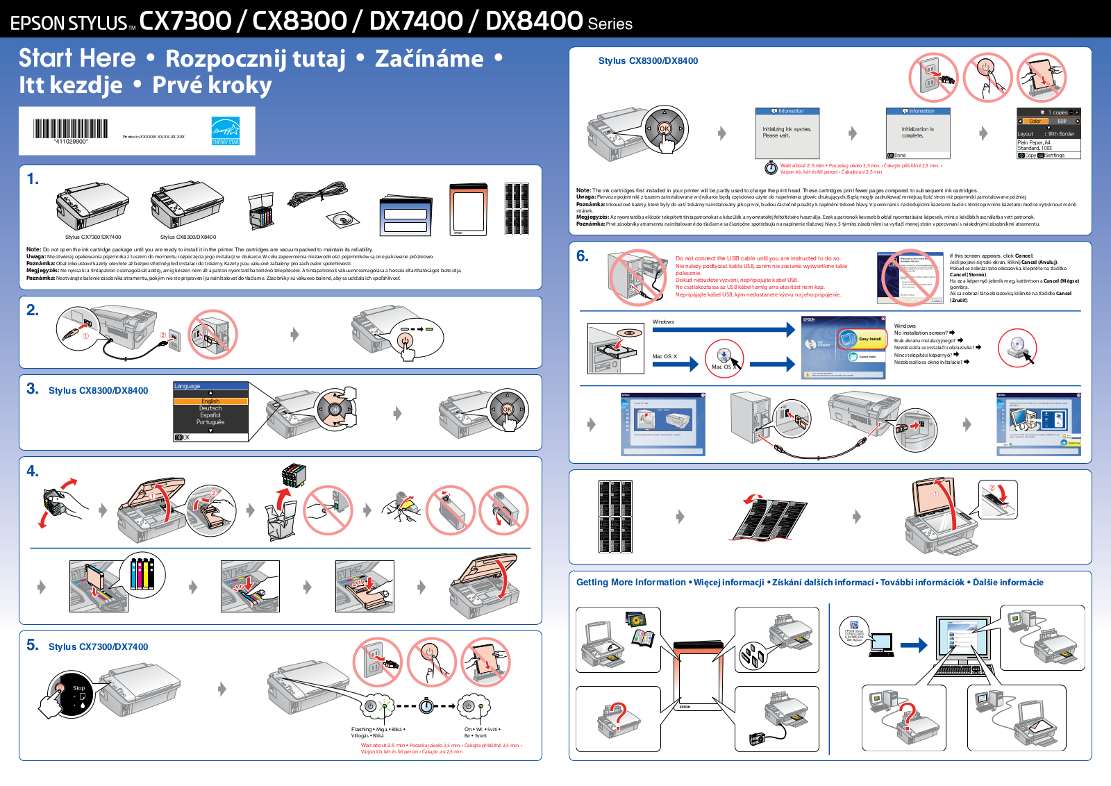 EPSON CX7300 User Manual