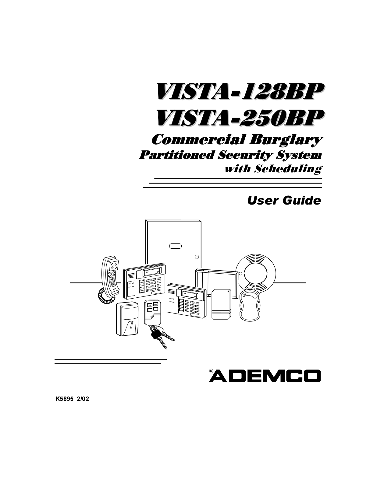 SEKURE Ademco Vista-250BP User's Manual