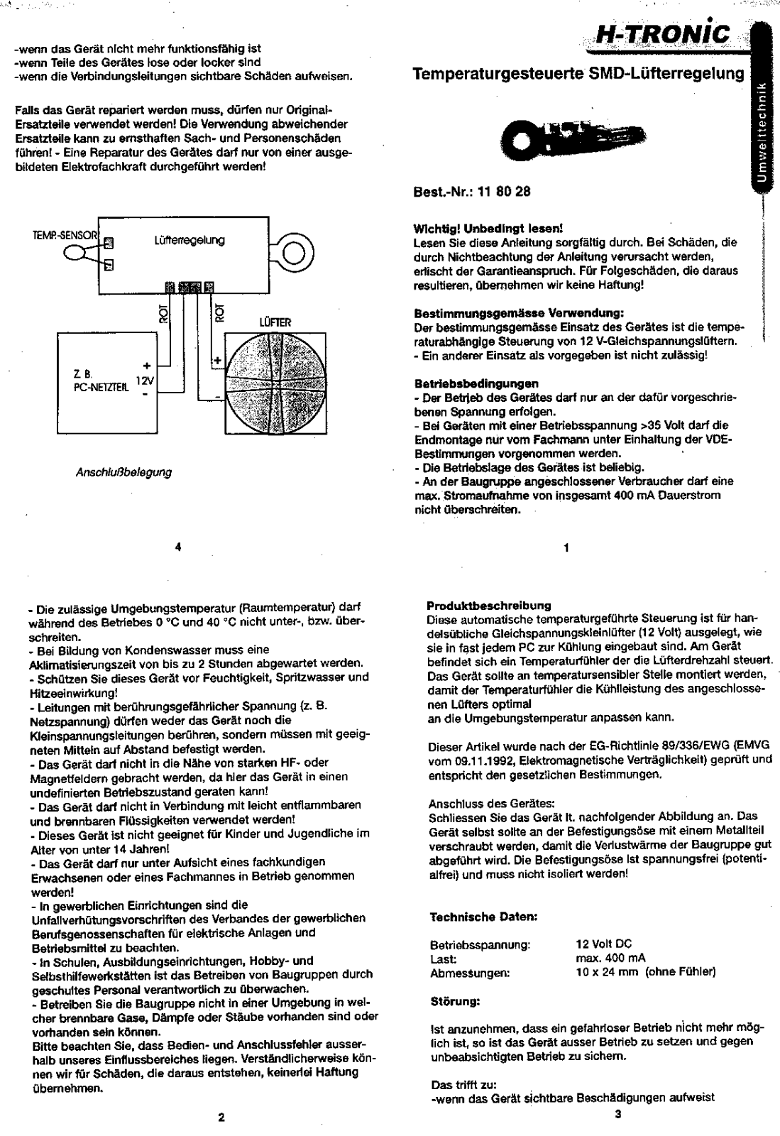 Datasheet FANCONTROL Datasheet (FREI) - ManualMachine.com