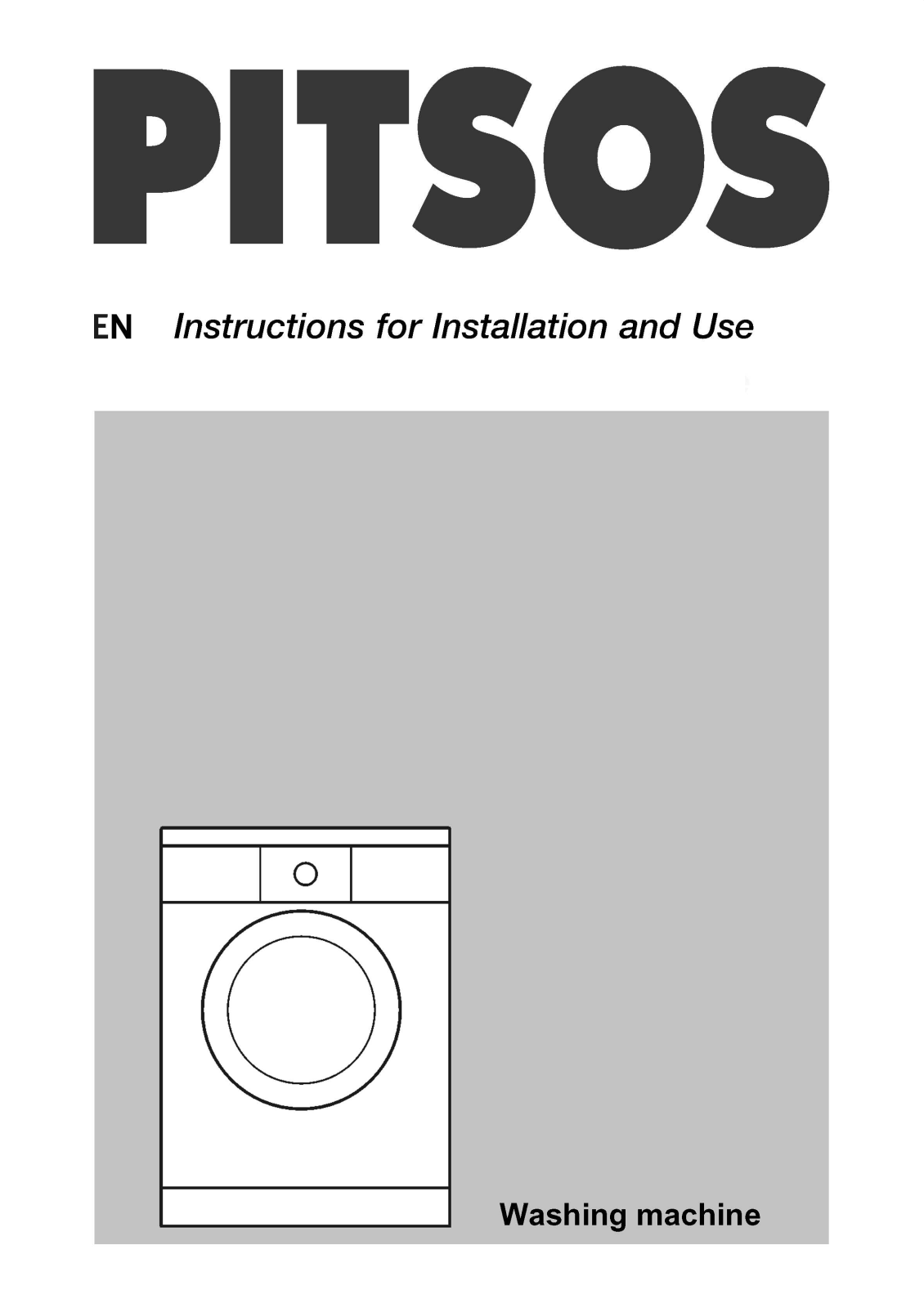 Pitsos WFP1000B6 User Manual