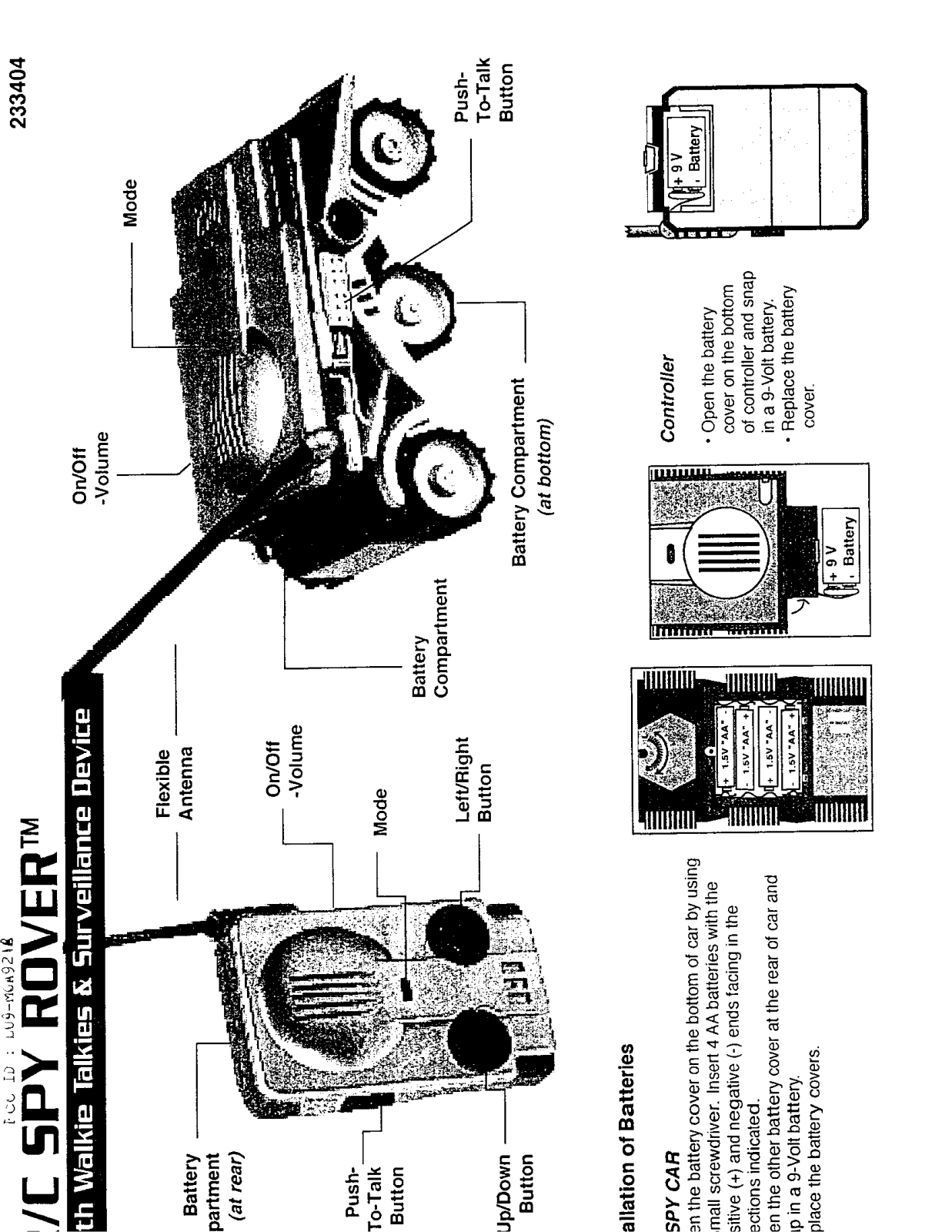 MGA Entertainment MGA921B User Manual