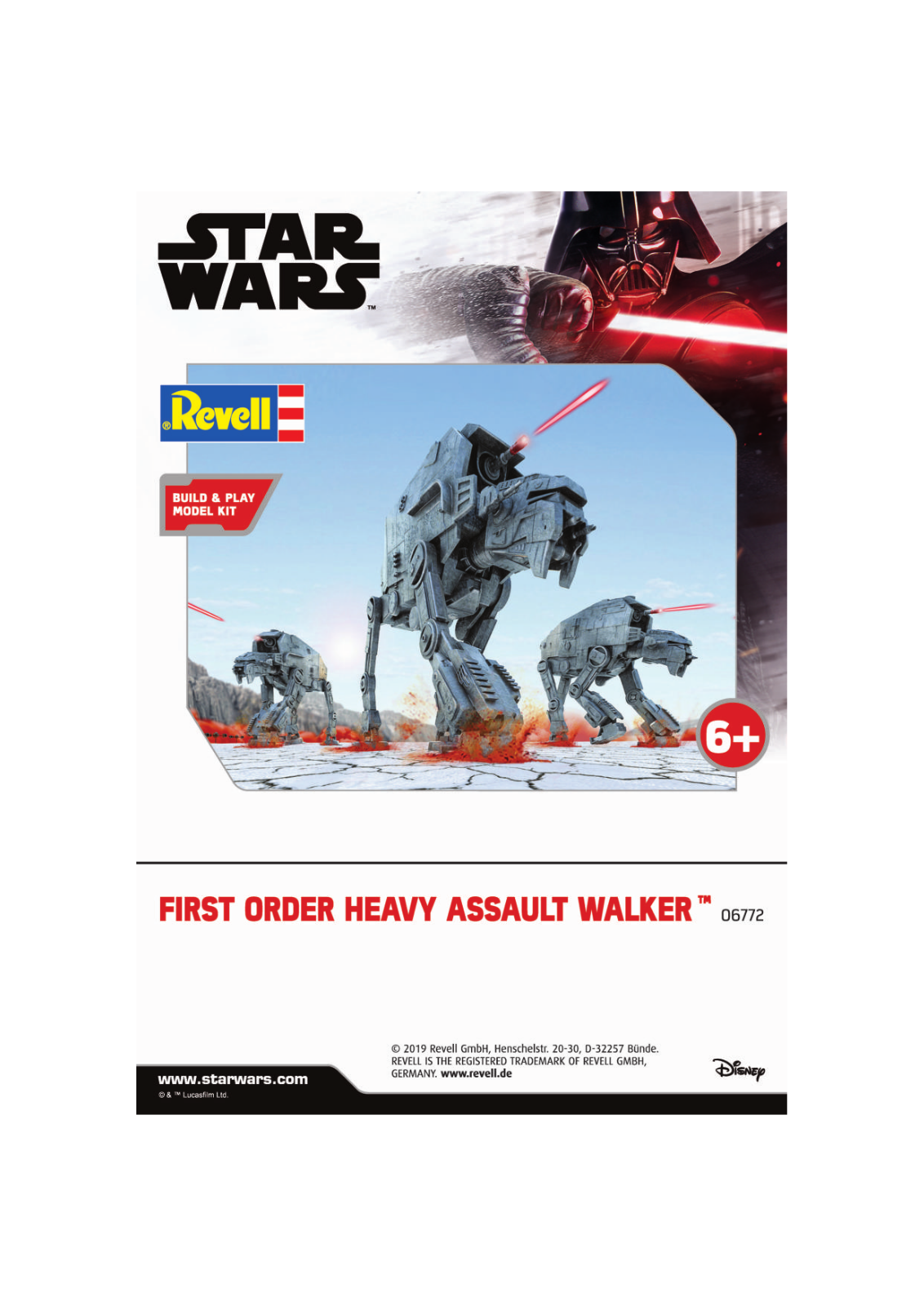 Revell Star Wars First Order Heavy Assault Walker Service Manual