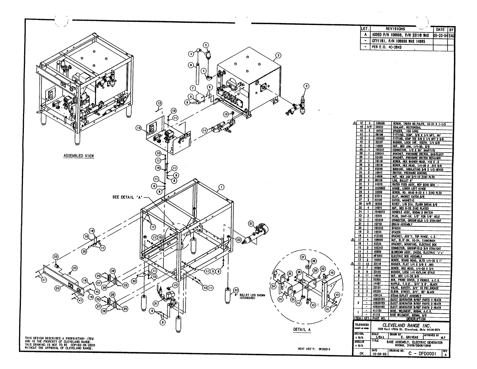 Cleveland 36BCEM48 Parts Manual