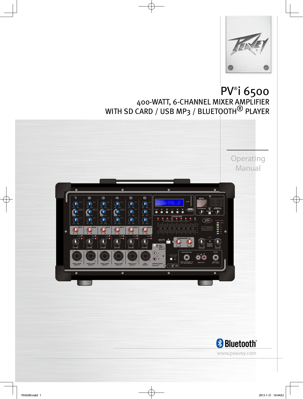 Peavey PVi 6500 Users Manual