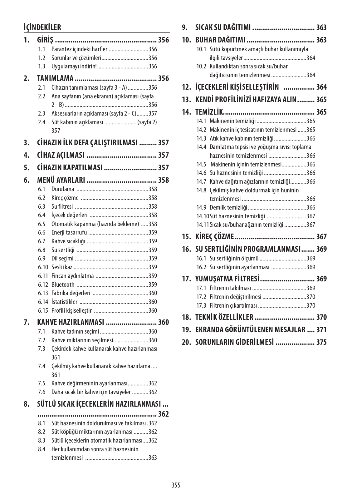 Delonghi ECAM55075MS Instruction manuals