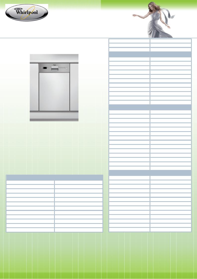 Whirlpool ADG 689/3 IX User Manual