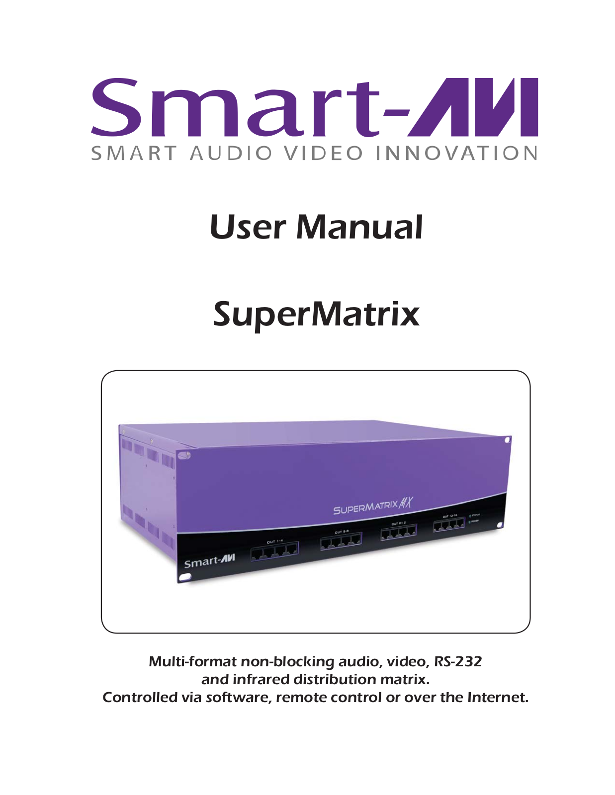 Smart Avi SuperMatrix User Manual