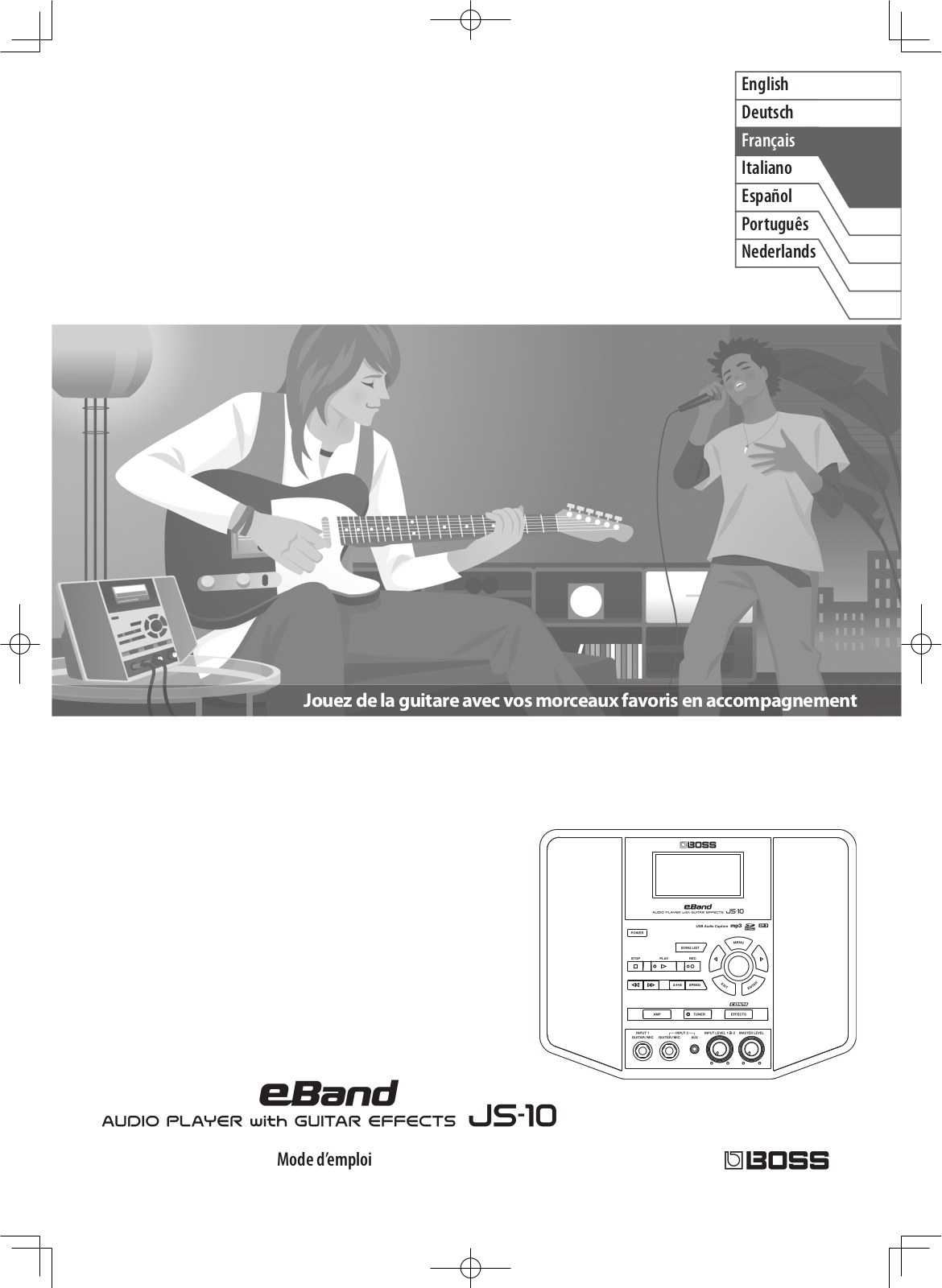 Boss JS-10 eBand User Manual